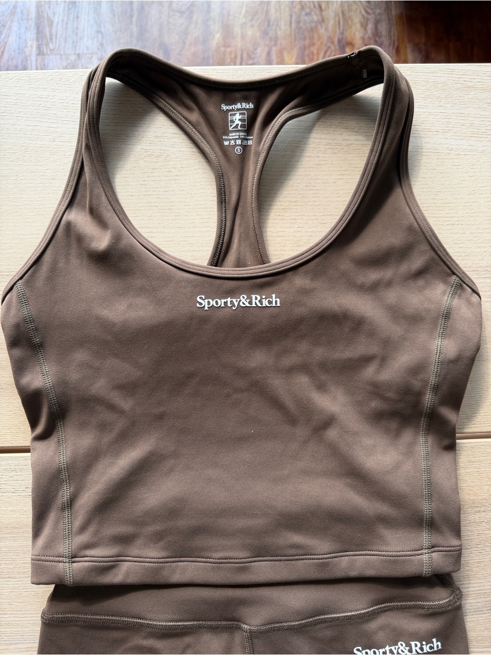 Sporty&Rich leggings and top set